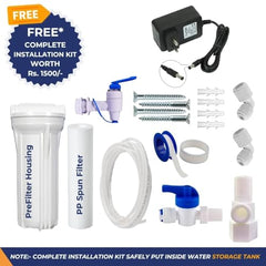 Aqua RO Next 7-in-1 Domestic Water Purifier (RO+ UV+UF+ COPPER+ Zinc+ HIGH TDS MEMBRANE+ TDS SET) | 20 LPH | 12L Storage | Automatic ON/OFF*,1 Year Warranty (AQUA SMART *).