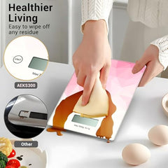 Ant Esports AEKS200 Kitchen Weighing Machine with Bowl, Weighing Scale for Fitness, Shop,Home Baking/Cooking with Large LCD Display,Tare Function,Over Load Indicator,Weigh Upto 5Kgs,30 Months Warranty