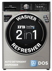 IFB 11 Kg 5 Star, Ai DOS, OXYJET, 9 Swirl Wash, Steam Refresh, Eco Inverter, WiFi, DeepClean® Fully Automatic Front Load Washing Machine(EXECUTIVE PLUS OXN 1114, 2X Power Steam®,Inbuilt Heater,Silver)