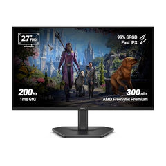 Dell SE2425HG 23.8" FHD IPS Gaming Monitor, 200Hz Refresh, 3side narrow bezels, 1ms GtG, AMD FreeSync Premium,HDR 10,300nits, 1000:1 Contrast, 99% Srgb, Tilt, 2*HDMI 2.1 TDMS(supports HDMI VRR),DP 1.4