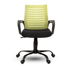 Green Soul Atom | Ergonomic Office Chair for Home & Office | 12 Months Warranty | Comfortable & Spacious Seat | Rocking-tilt Mechanism | Heavy Duty Metal Base (Black)