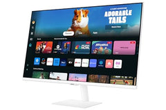 Samsung 27" M5 Smart Monitor with Smart TV Experience (Smartchoice) |FHD 1920 x 1080| Screen Mirroring | IPS Pane l TV Plus| Speakers | Adaptive Sound | Wi-Fi | HDMI |Bluetooth| LS27FM500EWXXL | Black