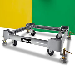 Bheema Series 100% Metal Body Dishwasher Stand with Wheel Trolley Replacement for Dishwasher Machine 8, 12, 13, 14, 16 Place, Adjustable Size, 200kg Load Capacity, by LSRP'S Universal Fit, Grey Color