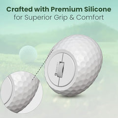 Portronics ToadPlay Golf Mini Wireless Bluetooth Mouse with Dual Wireless Connectivity (BT + 2.4 GHz), Rechargeable Battery, Noise-Free Clicking, Multi-Device Pair, Adjust Sensitivity (White)