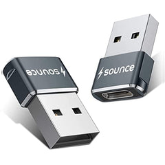 Sounce 2-in-1 8 Pin to 3.5mm Audio & Charging Splitter – Dual Port Adapter Cable for Music, Power, Headsets, Speakers & More – White