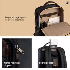 scarters Terminal T2 Backpack 24L, Fits 15.6" Laptop (Black)