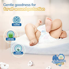 Wowper Easy Pants Baby Diaper | Medium Size Diapers | Diapers with Wetness Indicator | Upto 12 Hrs Absorption | 7-12 Kg | 34 Counts
