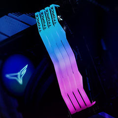 TeamGroup T-Force Delta RGB 2x16GB 6000MHz (6000MT/s) CL38 White 32GB DDR5 RAM Kit, Desktop Gaming Memory, Metal Heatsink, ARGB Sync, ECC, XMP 3.0/EXPO, For Intel/AMD CPU, High Performance Low Latency