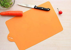 SYGA Set of 4 Kitchen Cutting Mat, Rectangle Flexible Chopping Board