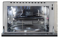 LG 32 L, Convertible Microwave Oven with Air Fry, Charcoal Lighting Heater, Wi-Fi Enabled (MJEN326UHWF, Black, Motorised Rotisserie, 60 Air Fry Recipe, 40 Scan to Cook Recipes & 431 Auto Cook Menu)