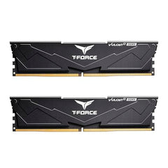 TeamGroup T-Force Vulcan 16GB 6000MHz (6000MT/s) CL38 Black DDR5 UDIMM Desktop Gaming Memory, Metal Heatsink, ECC, XMP 3.0/AMD Expo, Compatible with Intel/AMD CPU, High Performance, Low Latency RAM