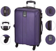Safari Cabin Thorium Neo 8 Wheels Set of 2 (+ Medium) Trolley Bags, Hard Case Polycarbonate, 360º Spinner Wheeling Luggage for Men & Women, Travel Bag Suitcase, Dusk Green