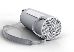 We. by Loewe Hear 2 Portable Bluetooth Speaker, 60W Music Power, Deep Bass Subwoofer, 17 Hr Long Battery Life, IPX4 Water Resistant, USB-C Wireless Speaker for Home & Outdoor, Storm Grey