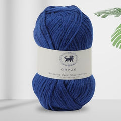 Nestnhaven Acrowools Graze Hand Knitting and Crochet Yarn. Pack of 1 Ball - 100gms. Shade no - NNHG001 (Berry Purple)