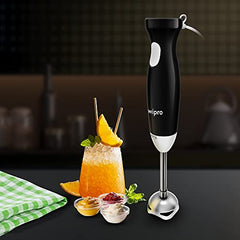 Wipro Elato FCB 104 Countertop Blender | 400 Watts Powerful Copper Motor | 2 Unbreakable Jars | Intelligent Sensor Technology | Smoothie Making Blender | 2-Year Warranty| Silver With Black