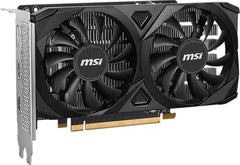 MSI GeForce RTX 3050 Ventus 2X E 6G OC PCI_E Graphic Card - Nvidia Geforce RTX 3050 Gpu, 6Gb GDDR6 96-Bit Memory, 14 Gbps, PCI Express Gen 4 x16Interface, Up to 1492 Mhz, Dual Fan