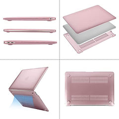MOSISO Compatible with MacBook Air 13 inch Case 2021-2018 Release A2337 M1 A2179 A1932, Plastic Hard Shell&Keyboard Cover&Screen Film&Storage Bag for MacBook Air 13.3 inch Case, Deep Teal