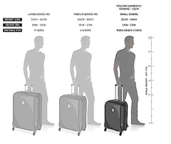 American Tourister 3PC PP Ivy 2.0-8 Wheel, Set (Small + Medium + Large) Hard Suitcase for Travel/Trolley Bag with Combination Lock & Smooth Sliding Double Wheel - Tan Orange, 55 Cm, 68 Cm, 79 Cm