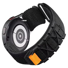 YODI 22mm New Rugged Velcro Nylon Strap Band Compatible with Amazfit GTR 2, GTR 2e, GTR 47MM / Noise Fit Endure, Fit Evolve, Active Smartwatch Bands (ORANGE)