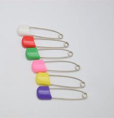 SYGA 12 Pcs Safety Pins Adjustable Pin Women Trousers Pearl Collar Multipurpose Buckle Garment Apparel Accessories - Multi Color