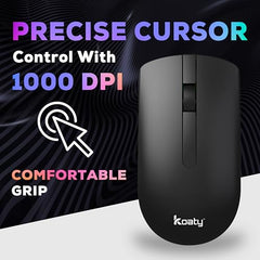 Koaty WM315 USB C Wireless Mouse for MacBook and Laptop, Silent Click