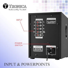 TRONICA Donald Upgraded PRO 7.1 65W Home Theatre System with RGB LED Lights, Remote Control, Bluetooth Speaker Set, FM, Pendrive,Smart TV Support