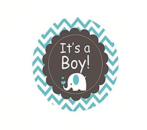 SYGA Set of 50 It's A Boy! Label Party Favor Bags for Baby Shower Party Gift