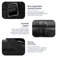 REDHORNS Waterproof 15.6-Inch Laptop Backpack for Unisex Travel Laptop Bag For Office Bag School Bag College Bag Business Bag - Black