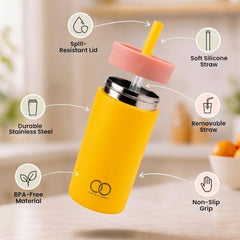 ONE & ONLY Kids Stainless Steel Tumbler 350ml SUS304 Water Sipper Cup