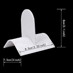 SYGA Pack of 3 CakeIcing Smoother Cake Edge Side Decorating Tools Scraper Pastry Butter Dough (White)