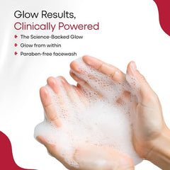 Ethiglo Deep Cleansing Facial Foam Face Wash for Healthy, Soft and Smooth Skin | Removes Dirt, Impurities and Excess Oil | Suitable for normal to oily and acne prone skin | Pack of 5 (70g)