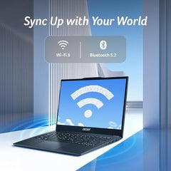 Acer TravelLite Thin Laptop AMD Ryzen 5 7430U (6-Core) |8GB RAM, 512GB SSD | 14" Full HD Anti-Glare Display |Privacy Shutter| Windows 11| MS Office | Metal Body | 1.34Kg | Black | 30 Months Warranty