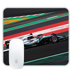 TURTLEWINGS F1 Car on Racetrack Design Mouse Pad
