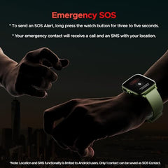 boAt Storm Call 3 w/TBT Navigation, Daily Activity Tracker, DIY Watch Face Studio,700+ Active Modes, 1.83" (4.6 cm) HD Display Fitness Smart Watch for Men & Women(Black Metal)
