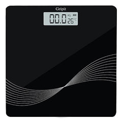 BMI Smart Digital Weighing Scale for Body Weight, Rechargeable Bathroom Scale With Body Fat Measurement - Gripit Advanced Smart Scale (Grayish Green)