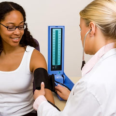 Dr. Odin OLS103 LCD Sphygmomanometer Manual Blood Pressure Monitor with Large Digital Display, Latex-Free Cuff, Accurate Readings, for Clinic & Home Use