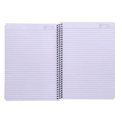 YOUVA Navneet|Spiral Long Book For Students And Executives|Spiral Bound With Safety Lock|A4 Size -21 X 29.7 Cm|Single Line|400 Pages|Pack Of 1