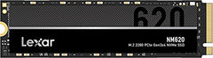 Lexar NQ100 2.5" SATA III 6Gb/s Internal SSD 256GB, SSD Hard Drive Up to 550MB/s Reading, Internal SSD SATA for Laptop, Desktop, PC