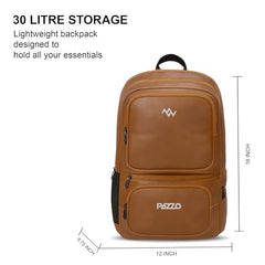 PAZZO Milestone Laptop bag for men | Office bag for men| Laptop Backpack for Men and Women with Anti-Theft Design, USB Port and 1 Year Warranty | Fits up to 15.6 inch Laptop, Macbook ~ Blue