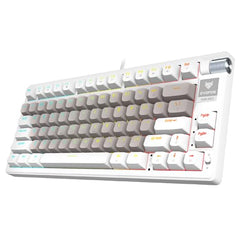 EvoFox Ronin Wired Mechanical Gaming Keyboard, 9 Layer Structure, Gasket Mount, 2 Layer Sound Dampening, 75% Layout, Red Switches, Hot Swappable, Per-Key RGB, nKey Rollover, Windows Software-Black