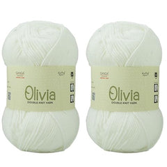 Ganga Acrowools Acrylic Olivia,Double Knit Yarn. Hand Knitting&Crochet Yarn. Oekotex Class 1 Certified. Pack of 2 Balls-100Gms Each. Shade No-Olv012, Maroon