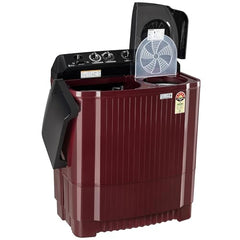 LG 11.5 kg, 5 Star, Roller Jet Pulsator with Soak, Wind Jet Dry Technology, Semi-Automatic Top Load Washing Machine (2025 Model, P115ASDAZ, Smart Filter & Rat Away feature, Burgundy)