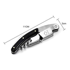 SYGA Three in one Wine Opener,Bottle Opener Made of Stainless Steel Black