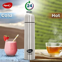 Pigeon 1.5 litre Hot Kettle and Stainless Steel Water Bottle Combo used for boiling Water, Making Tea and Coffee, Instant Noodles, Soup with Auto Shut- off Feature, 1300 W
