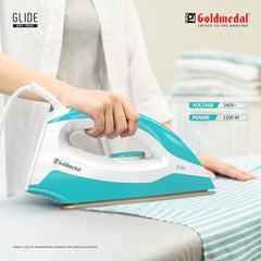Goldmedal Glide 1100W Dry Iron | Non-stick Weilburger Premium