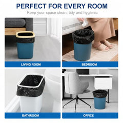 Regennx black Garbage Bags for Dustbin |Medium 19x21 inches |180 Plastic Bags for Home | 30 Pcs x Pack of 6 plastic bag Medium Size for Waste Disposal.