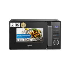 Midea 28 L Convection Microwave oven with Air Fry & Grill (MMOP03XA-ECSEBK) | 326 Auto cook menu | 900W | Child Lock