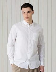 Amazon Brand - Symbol Men's Pack of 2 Cotton Casual Shirt| Regular Fit | Plain | Full Sleeve | Available in Plus Sizes