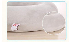 SYGA Grey Travel Pillow Memory Foam Pillow U Shaped Neck Pillow, Airplane Pillow