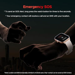 boAt Storm Call 3 w/TBT Navigation, Daily Activity Tracker, DIY Watch Face Studio,700+ Active Modes, 1.83" (4.6 cm) HD Display Fitness Smart Watch for Men & Women(Black Metal)